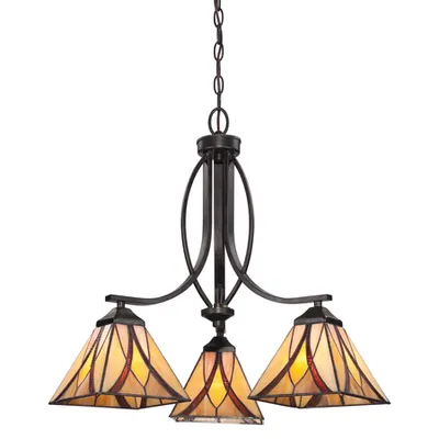 Corp de iluminat suspendat, lustra Asheville 3 Light Chandelier