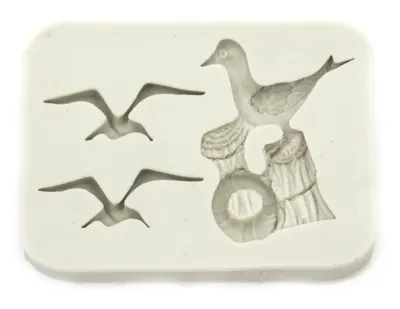 Formă de silicon Em Art - Pescăruși, 75 x 55 x 12 mm