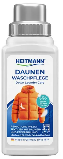 Detergent Heitmann - Pentru haine și pilote cu puf, 250 ml