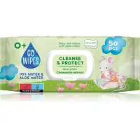 GoWipes Cleanse & Protect Chamomile extract servetele delicate pentru copii cu aloe vera 50 buc