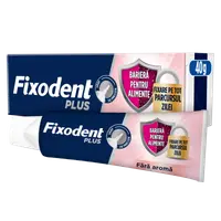 Adeziv pentru proteza dentara Plus Food Barrier, 40g, Fixodent