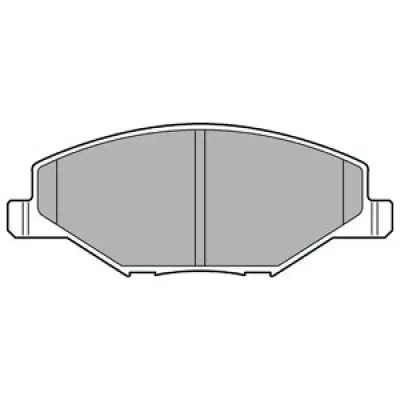 Set placute frana, frana disc DELPHI LP2444
