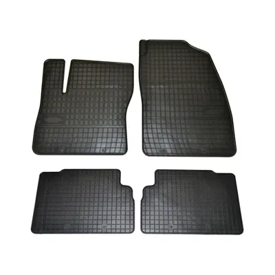 Set covorase auto din cauciuc Ford C-Max 2011-2019 culoare Negru, presuri FROGUM, 4 buc.