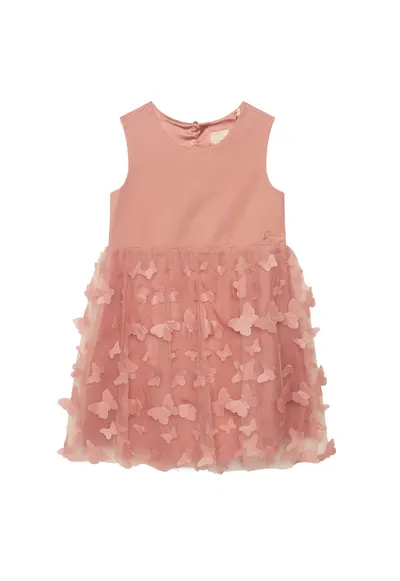 Rochie fete eleganta coral - Coral
