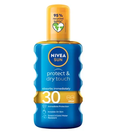 Nivea Sun Protect & Dry Touch, SPF 30 - spray cu protectie solara – 200 ml