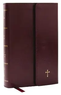 NKJV Compact Paragraph-Style Bible W/ 43,000 Cross References, Burgundy Leatherflex W/ Magnetic Flap, Red Letter, Comfort Print: Holy Bible, New King