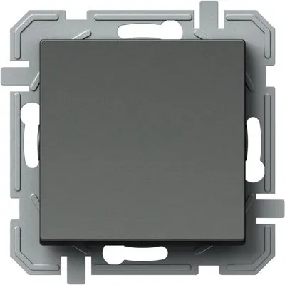 Logiq Intrerupator Simplu 1P 10A 250V Antracit, TEM Modul TEM-SQ10ATXO-U