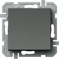 Logiq Intrerupator Simplu 1P 10A 250V Antracit, TEM Modul TEM-SQ10ATXO-U
