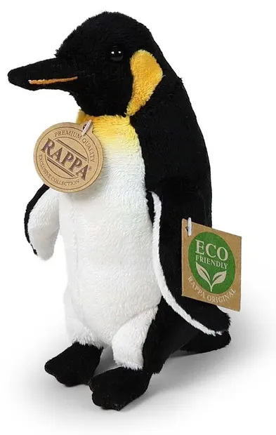 Jucărie de pluș Rappa Eco prieteni - Pinguin bebeluș, 18 cm