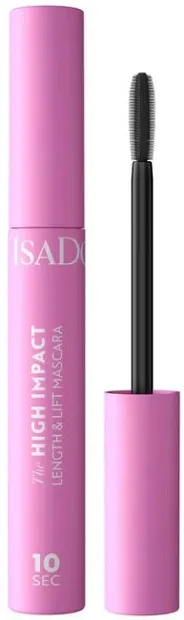 IsaDora Rimel de volum de lunga durata 10 Sec High Impact Length & Lift, 01 Black, 9 ml