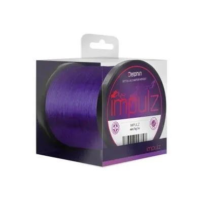 Nylon monofilament Delphin IMPULZ 1200 m violet 0.35 mm