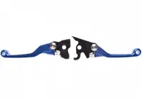Set 2 manete frana si ambreiaj reglabile Ktm EXC250 350 450 530EXC,Husqvarna TE250, culoare albastru