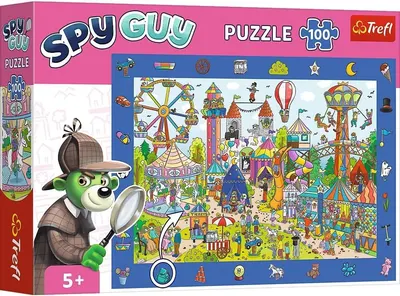 Puzzle Trefl 100 de piese - Parc de distracții