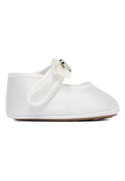 Pantofi copii - textil - alb - inchidere velcro