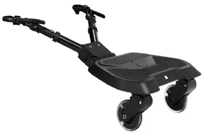 Placa universala pentru carucior KikkaBoo - Ally, Black