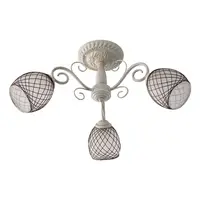 Lustra Elegance Crom+Alb+Maro 3xE27 60W