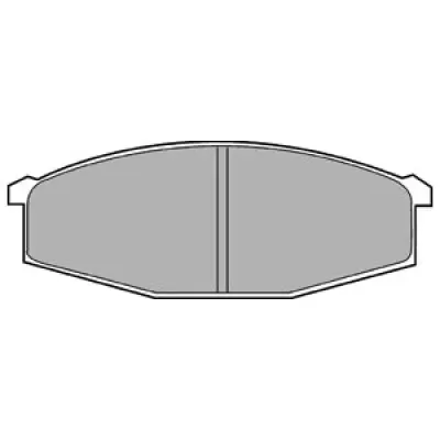 Set placute frana, frana disc DELPHI LP373