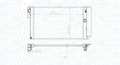 Radiator motor (Manual) potrivit TOYOTA AURIS, COROLLA, VERSO 1.3-2.2D