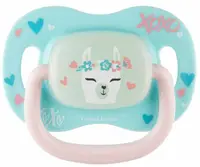 Suzetă simetrică din silicon Canpol - Exotic, 6-18 m, Llama