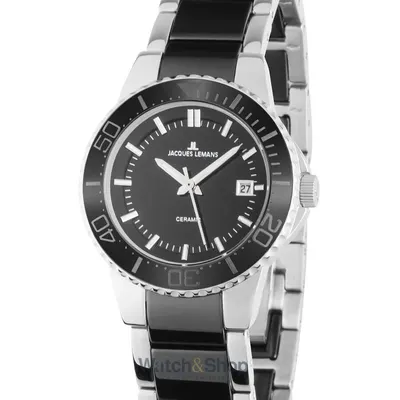 Ceas Jacques Lemans Jacques Lemans 1-2165A Colmar Ceramic Ladies Watch 31mm 10ATM