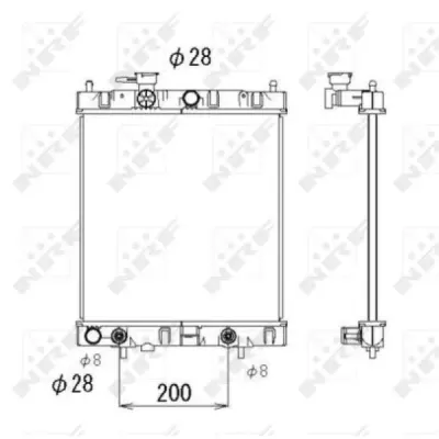 Radiator, racire motor NRF 53510