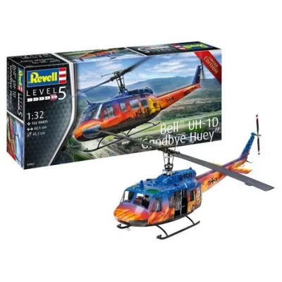 Aeromodel bell uh1d goodbye huey(rv03867)