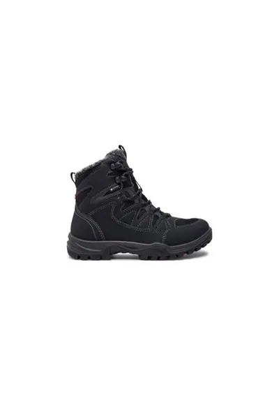 Bocanci trekking dama 198766153 - Piele ecologica - Negru - Negru
