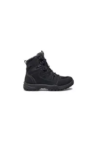 Bocanci trekking dama 198766153 - Piele ecologica - Negru - Negru