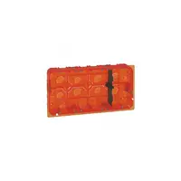Doza incastrata Batibox - depth 50 mm - 2 x 10 module - multi-material