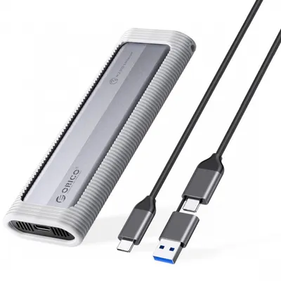 Rack Orico AXM2F-V1 pentru SSD SATA M.2 NGFF, Gri