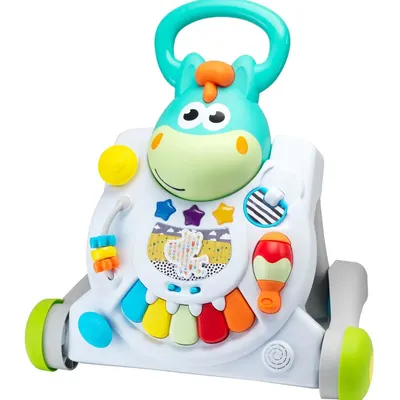 Premergător 3 în 1 Infantino B Kids - Cal, alb
