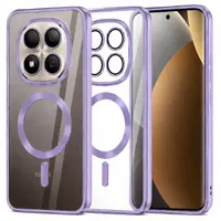Husa MagSafe pentru Xiaomi Poco M8 Pro / Redmi Note 15 Pro+ 5G, Techsuit, Luxury Crystal, Mov Deschis