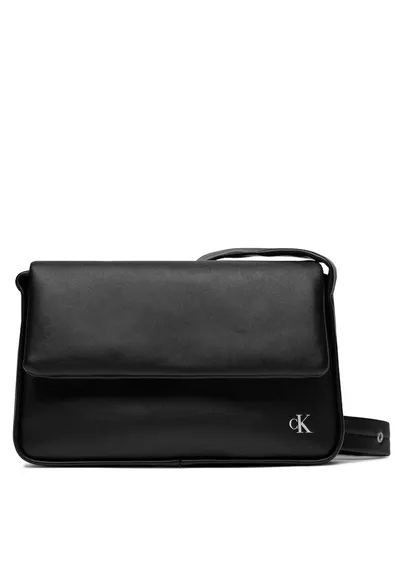Geanta dama Block Flap Shoulderbag25 Pu K60K611467 Negru 25 x 16 x 7 cm