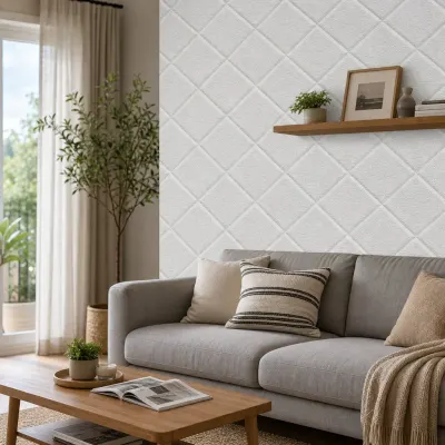 Tapet 3D model piele de aligator în relief auto-adeziv pentru interior, 70 x 77 cm