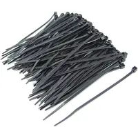 Brida Plastic 300x4.8mm Neagra (set 100 Buc) Rezistente Uv
