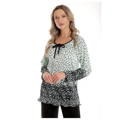 Bluza snur CP25026 vernil & negru, Cesy | marimea L