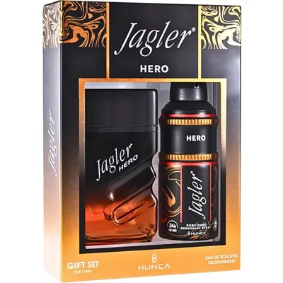 Set Cadou Barbati Jagler Hero, Apa de Toaleta 90 ml, Deodorant 150 ml