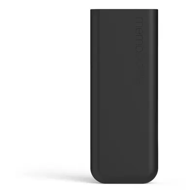Husă din silicon pentru sticlă SLIM Memobottle Sleeve, negru