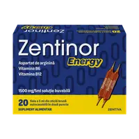 Zentinor Energy, 20 fiole buvabile, Zentiva