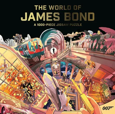 Puzzle Laurence King din 1000 piese - Lumea lui James Bond