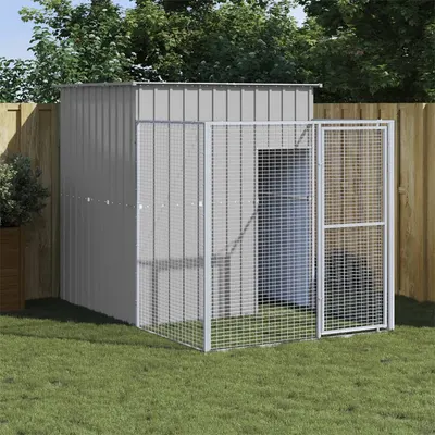Gossi cusca de caine & tarc gri deschis 165x251x181cm otel galvanizat
