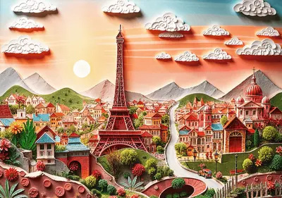 Puzzle 3D 1000 piese - Editia aniversara - Paris