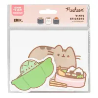 Set 2 Stickere Vinil Pusheen Sushi Roll - Ver 4