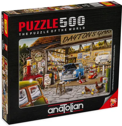 Puzzle Anatolian din 500 de piese - Garajul lui Dayton, Hiro Tanikava