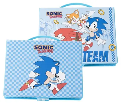 Set de desen Cerda Sonic – în valiză, 44 de piese