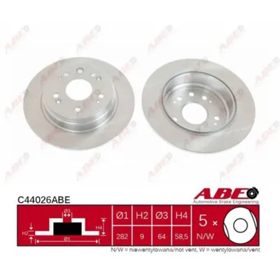 Disc frana ABE C44026ABE