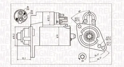 Electromotor (12v, 2kw) Potrivit Audi A3, Tt; Seat Altea, Altea Xl, Cordoba, Ibiza Iii, Ibiza Iv, Ibiza Iv Sc, Ibiza Iv St, Leon, Toledo Iii; Skoda Fabia I, Fabia Ii, Fabia Iii 1.4-2.0d 10.99