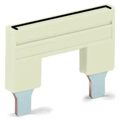 Push-in type jumper bar; insulated; from 1 to 4; Nominal current 76 A; light gray