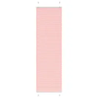 vidaXL Jaluză plisată roz 60x200 cm Lățime țesătură 59,4cm poliester