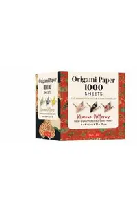 Origami Paper 1,000 Sheets Kimono Patterns 4 (10 CM): Tuttle Origami Paper: Double-Sided Origami Sheets Printed with 12 Different Designs (Instruction